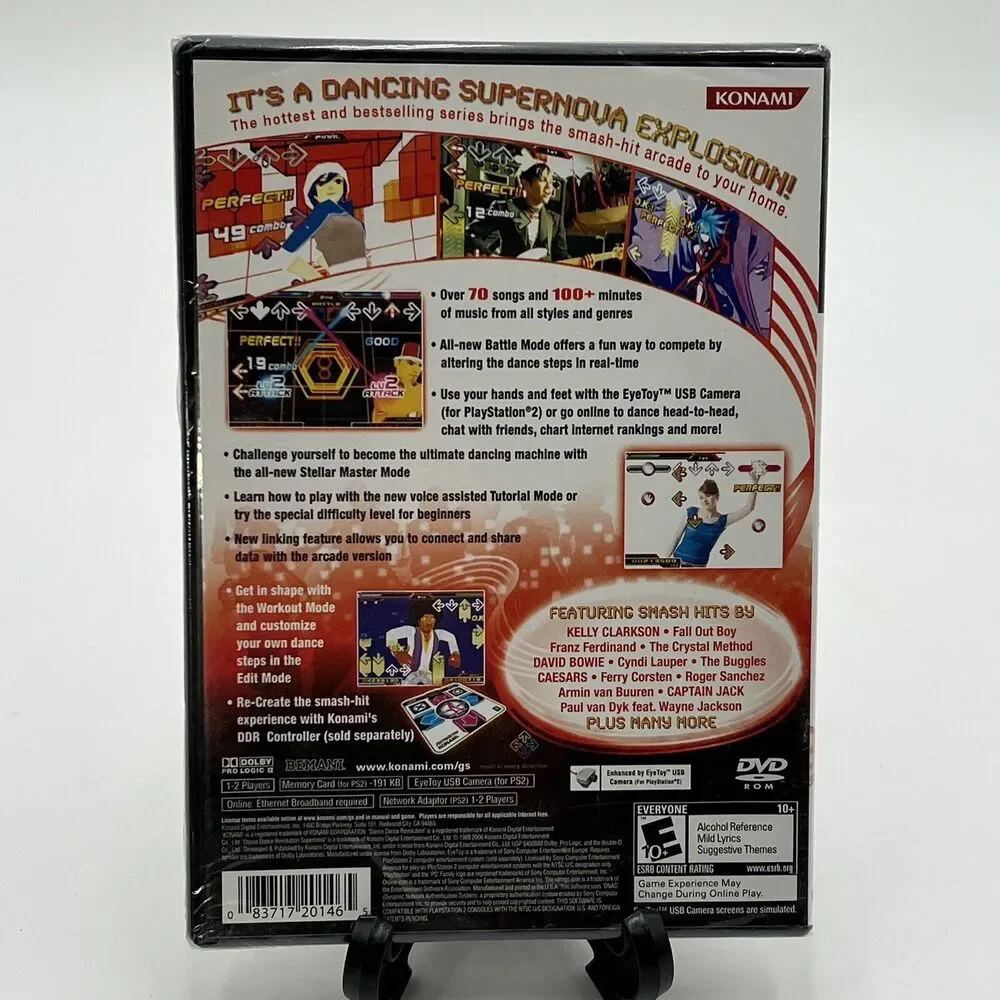 Dance Dance Revolution SuperNova (PlayStation 2 PS2) BRAND NEW FACTORY SEALED!